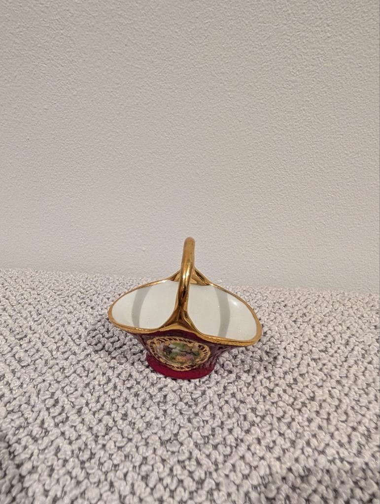 Vintage antieke porselein Goudeville Limoges, Ophalen of Verzenden