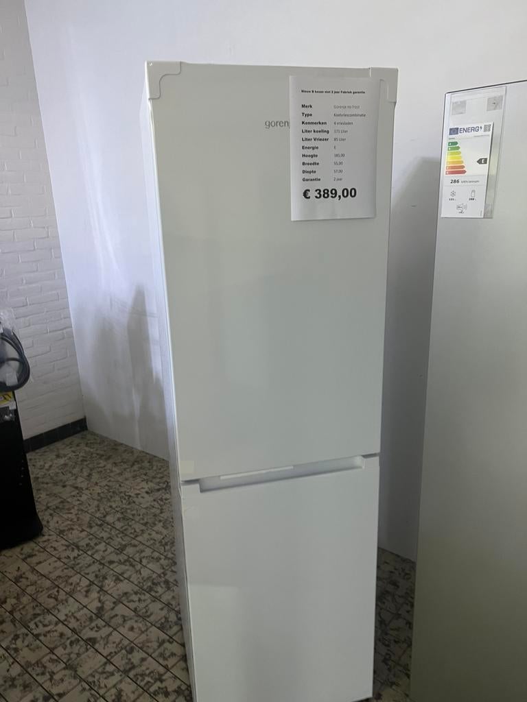 Gorenje koelvriescombinatie nieuw no frost 4 vriesladen, Gorenje, Gorenje, 200 liter of meer, Nieuw