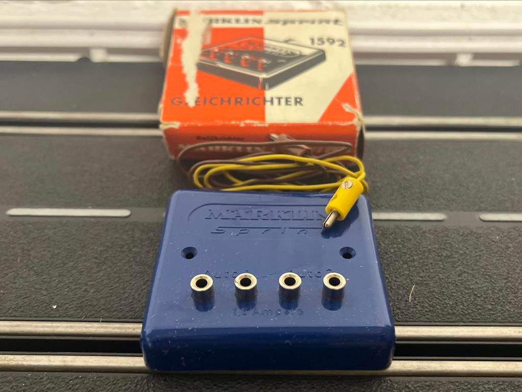 Marklin Sprint Gelijkrichter 1592 Modelspoor Trein Auto OVP, Wisselstroom, Wagon, Ophalen of Verzenden, Zo goed als nieuw