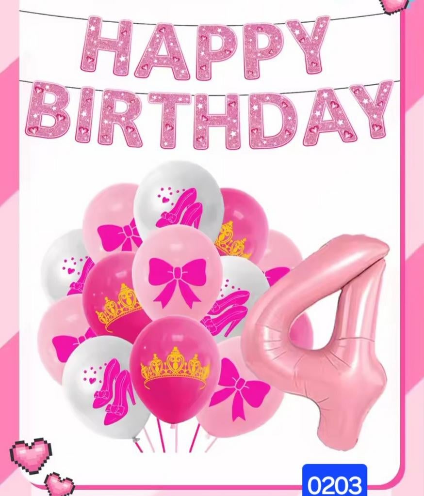 Happy birthday set, Ophalen of Verzenden, Nieuw, Taarten, Versiering