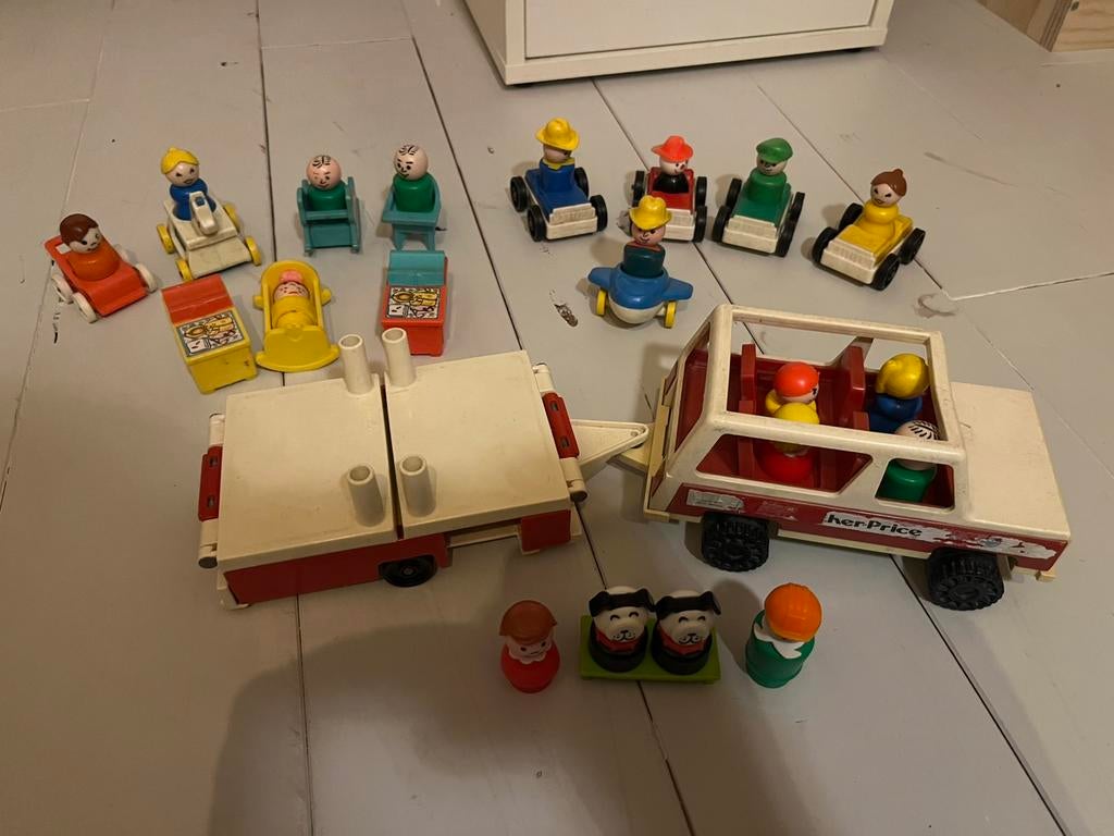 Vintage Fisher-Price, Ophalen of Verzenden, Gebruikt, Speelset