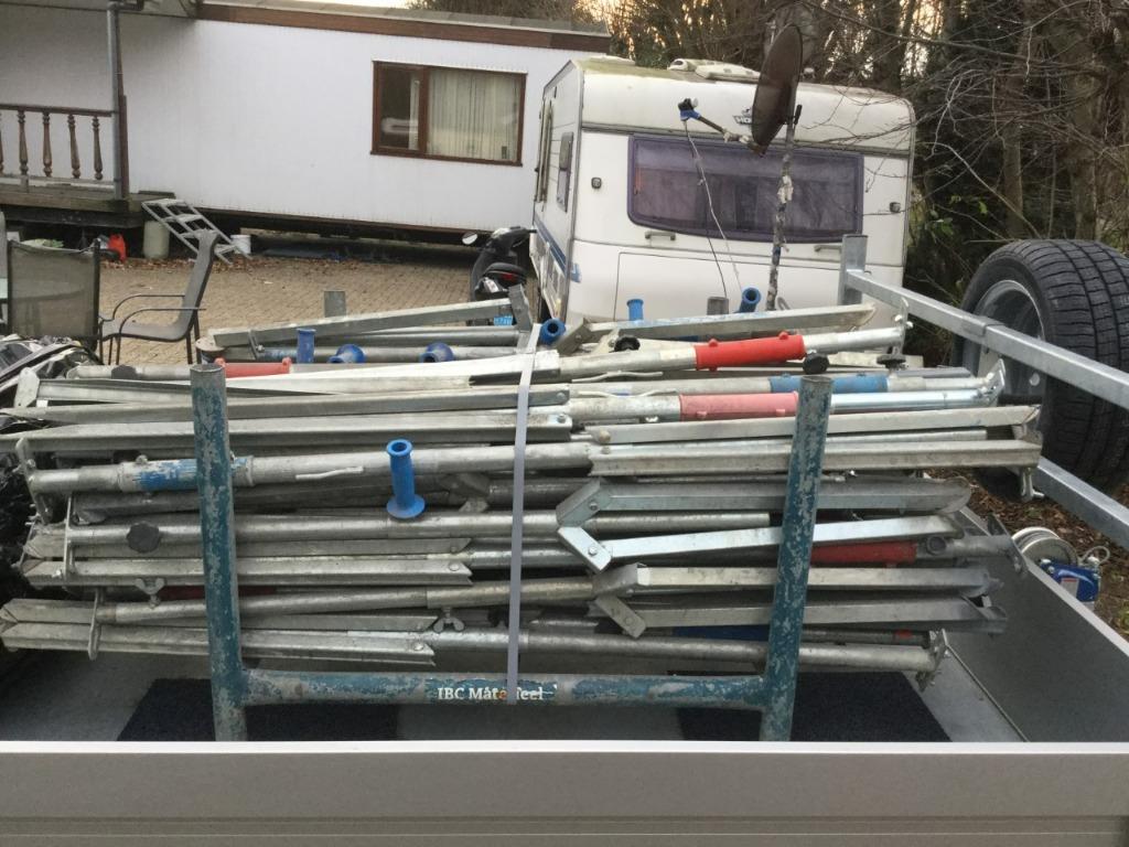 bouwlamp statieven, bouw verlichting, statieven, bouwlamp, Ophalen of Verzenden, Gebruikt, Armatuur, Met statief