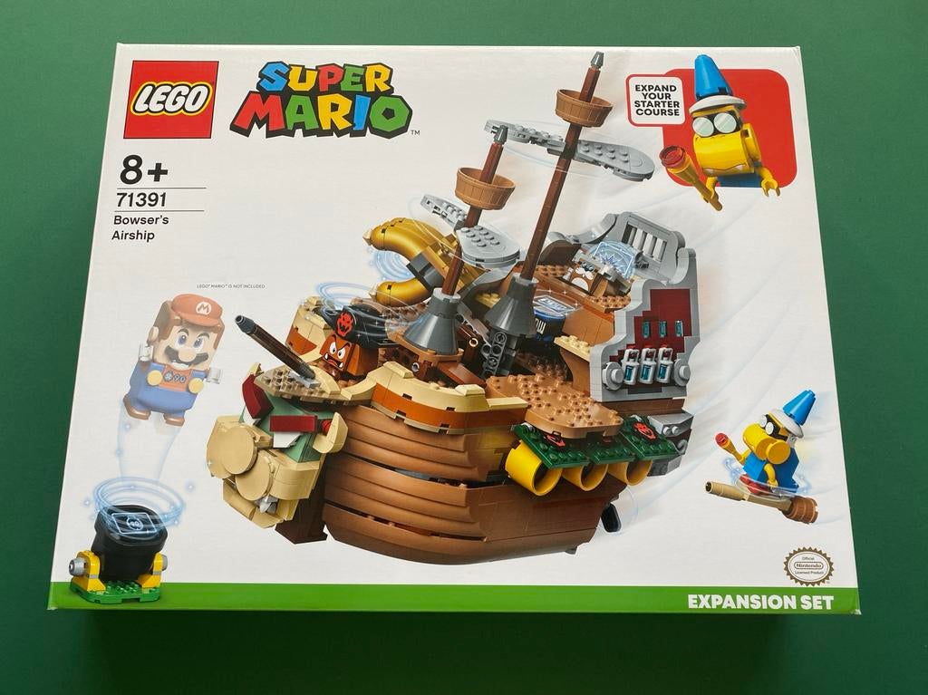 LEGO 71391 Super Mario - Bowser's Luchtschip, Kinderen en Baby's, Speelgoed | Duplo en Lego, Zo goed als nieuw, Lego, Complete set