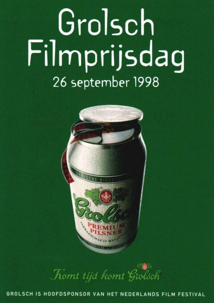 Grolsch Filmprijsdagen 1998, Ophalen of Verzenden, Nieuw, Overige typen, Grolsch