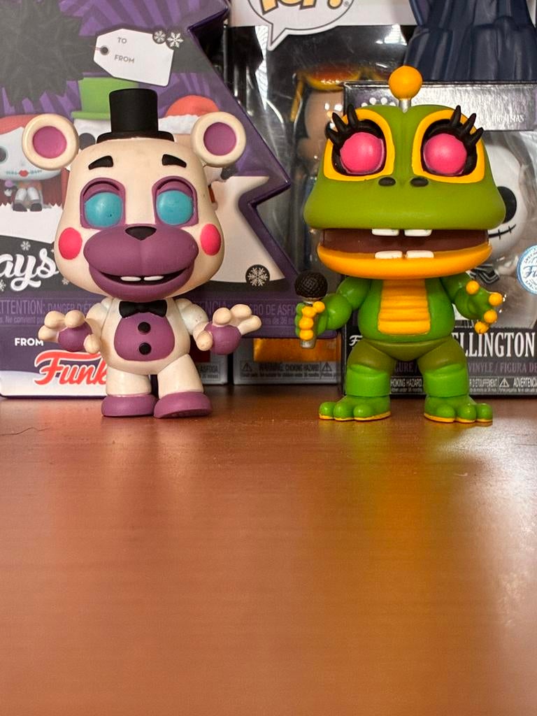 FNaF Funko Pops Helpy & Happy Frog, Ophalen of Verzenden, Zo goed als nieuw