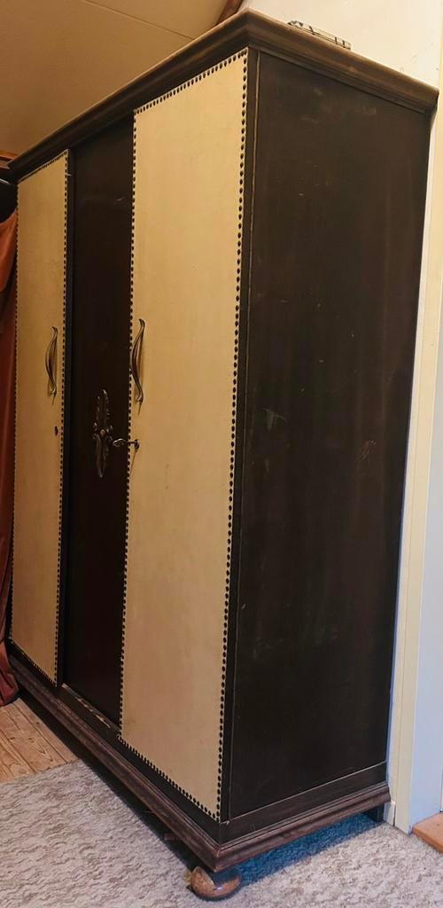 Antieke beklede kersenhouten kast, Antiek en Kunst, Antiek | Meubels | Kasten, Ophalen