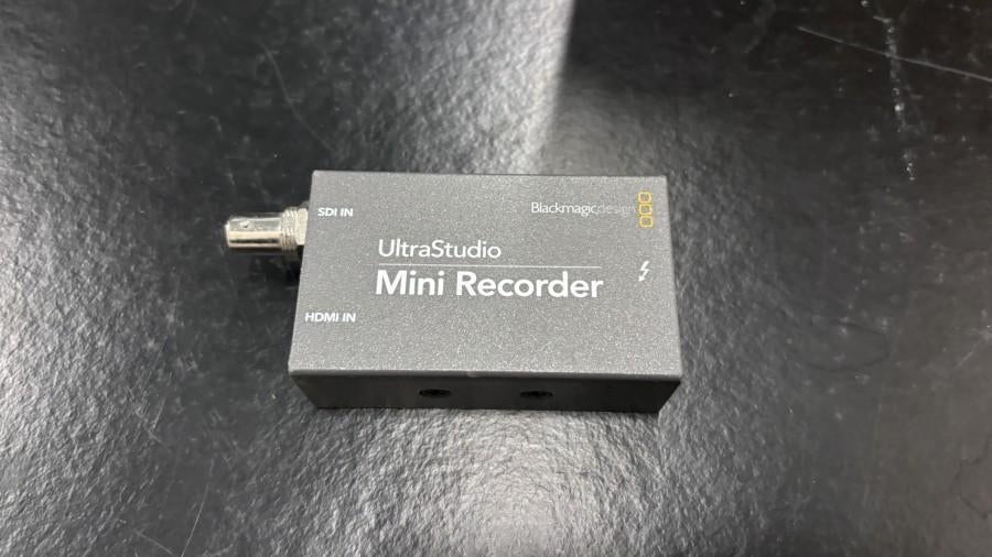 Blackmagic UltraStudio Mini Recorder Thunderbolt (incl. btw), Computers en Software, Capture cards, Zo goed als nieuw, Verzenden