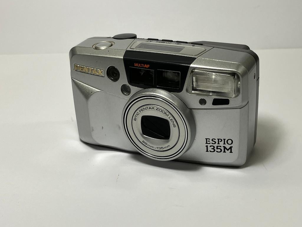 Analoge compact camera's, Ophalen of Verzenden, Gebruikt, Spiegelreflex, Overige Merken