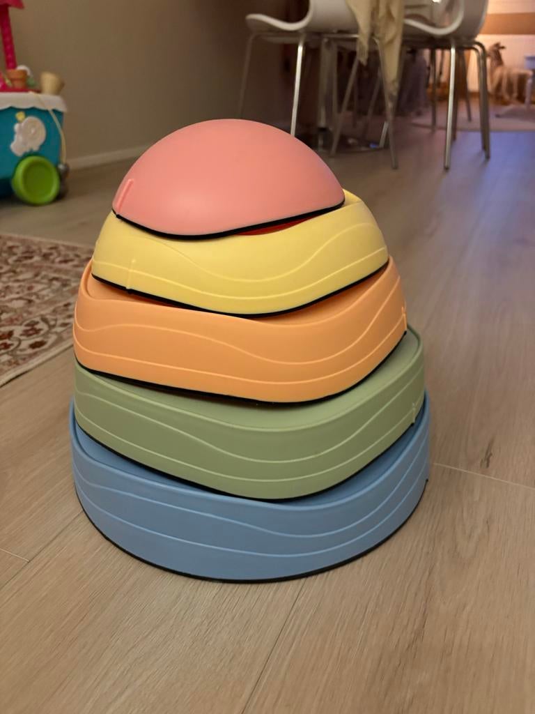 Stapelstenen - Balans en Motoriek Speelgoed, Ophalen, Gebruikt, Jongen of Meisje