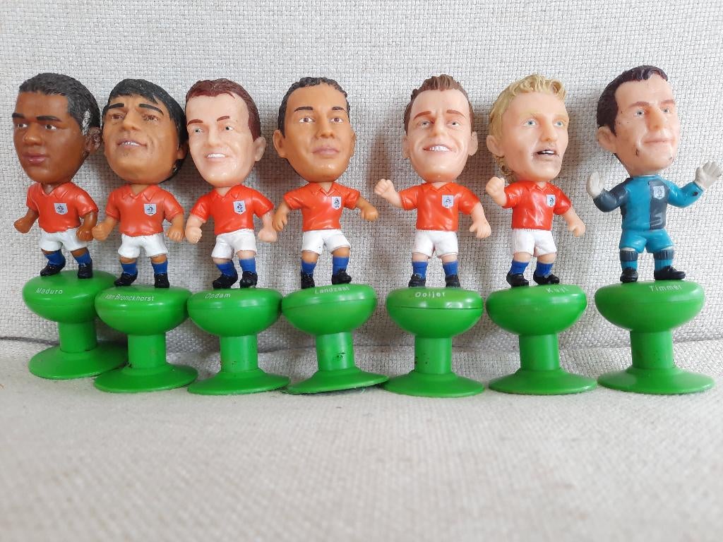 WK ORANJE VOETBAL Voetbal poppetjes Nederlands elftal 2006, Ophalen of Verzenden, Oranje of Koningsdag