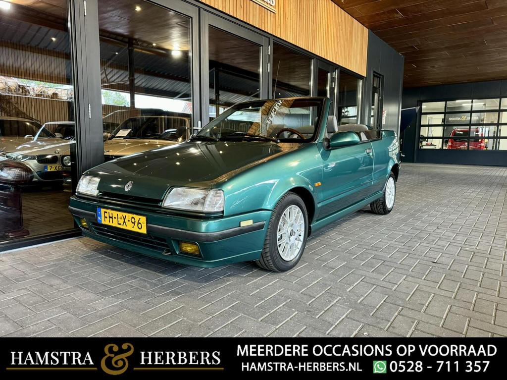 Renault 19 1.8 TXE groen Cabrio, Auto's, Renault, Voorwielaandrijving, 4 cilinders, Cabriolet, 4 stoelen