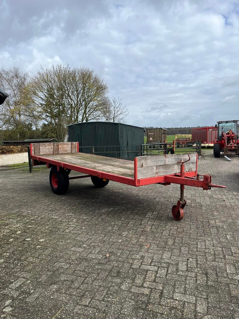 Platte wagen, Ophalen, Transport