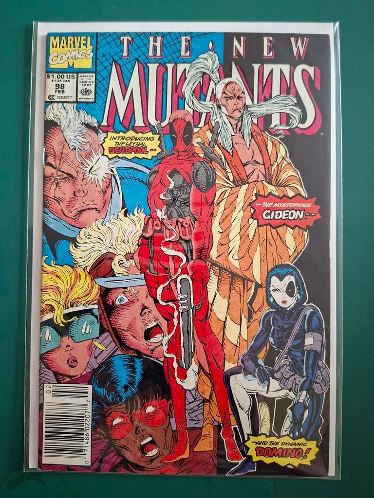 THE NEW MUTANTS #98. KEY. FIRST DEADPOOL., Boeken, Eén comic, Ophalen of Verzenden, Zo goed als nieuw, Amerika