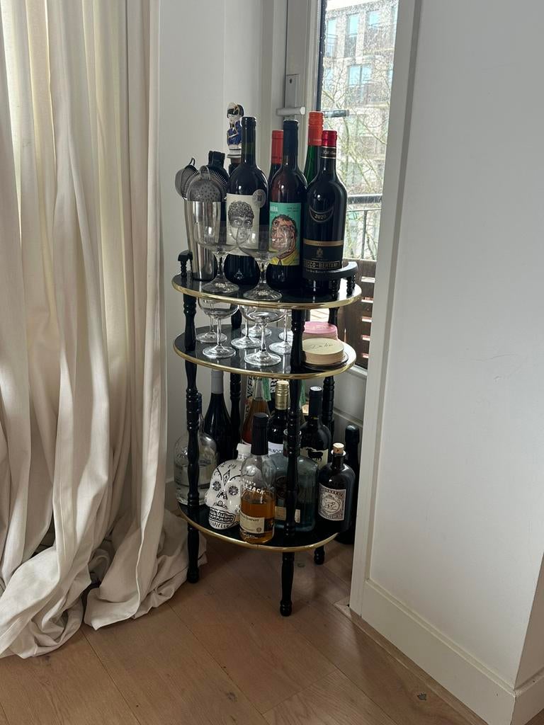 Vintage drankkastje, Ophalen, Zo goed als nieuw, Minder dan 5 flessen, Minder dan 50 cm