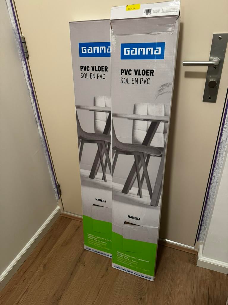 GAMMA click PVC vloer Manera lichtbruin (nieuw/half pak), Ophalen, Kunststof, 50 tot 150 cm, Overige typen