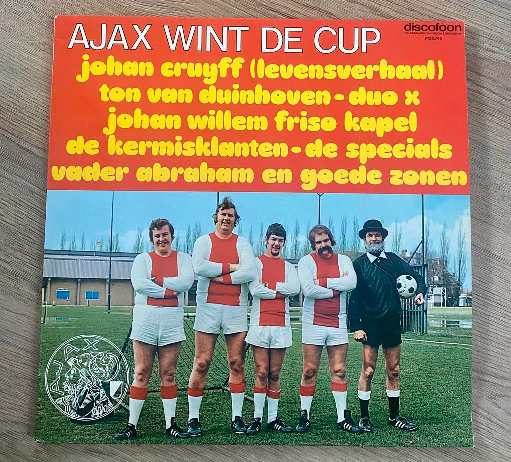 lp: Ajax Wint De Cup (1973), Ophalen of Verzenden, Gebruikt