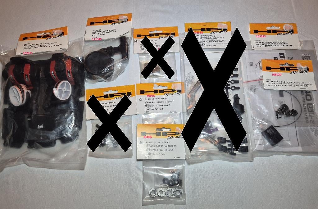 HPI Onderdelen voor o.a. Savage (Octane) en Apache C1, Nieuw, Ophalen of Verzenden, Onderdeel, Nitro