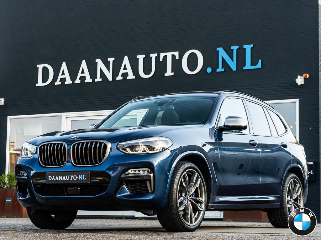 BMW X3 M40i xDrive High Executive Pano HUD HK Keyless, Auto's, BMW, Automaat, Gebruikt, Euro 6, Blauw