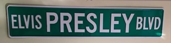 Elvis Presley, straatnaam, Verzenden, Zo goed als nieuw
