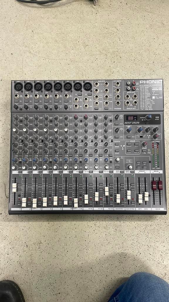 Phonic mixer, Ophalen of Verzenden, Zo goed als nieuw