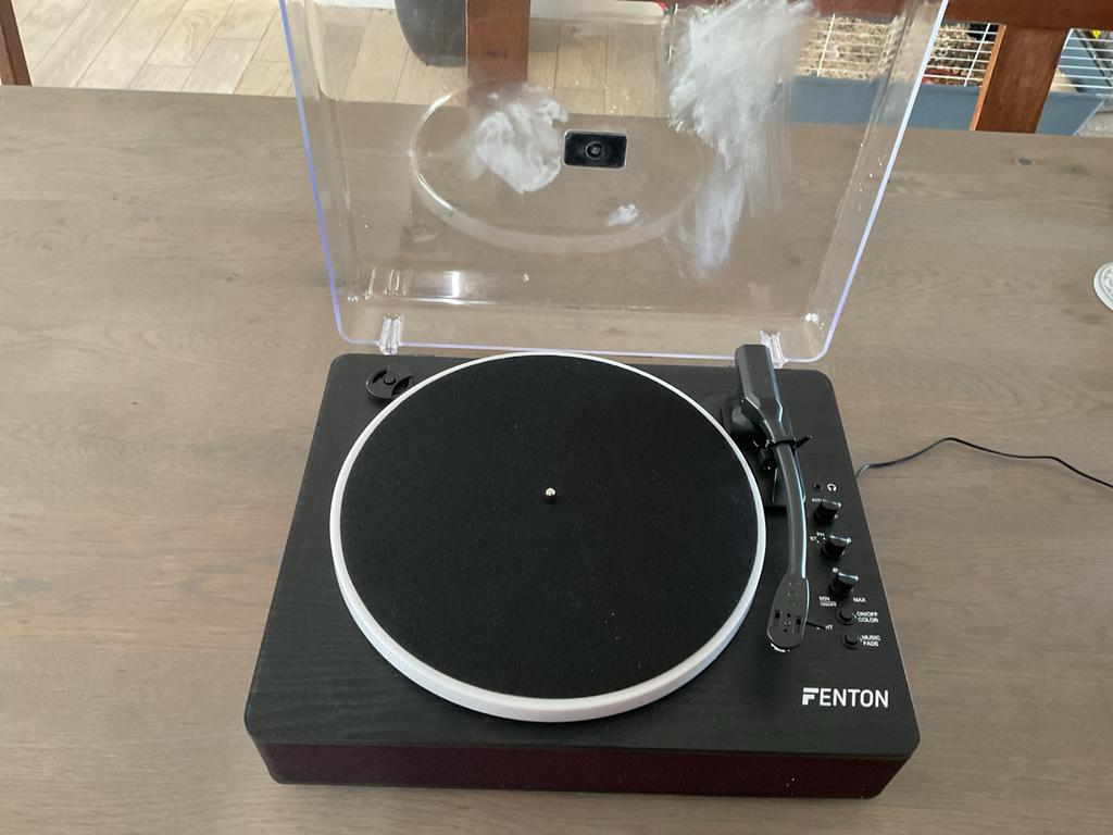 Fenton RP162LED Platenspeler met Bluetooth en USB, Gebruikt, Pitch-regelaar, Platenspeler, Ophalen