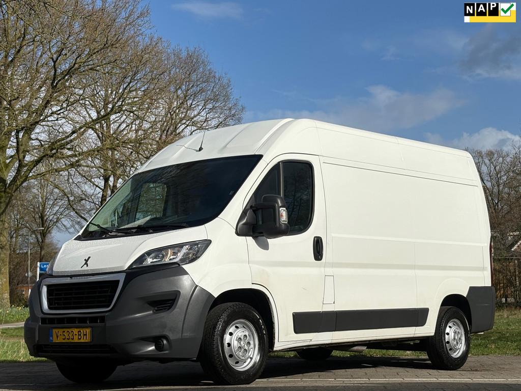 Peugeot Boxer 335 2.0 BlueHDI L2H2 Pro|EURO6|NAP|airco|cruis, Voorwielaandrijving, Stof, Gebruikt, 4 cilinders
