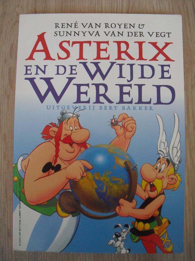 Asterix en de wijde wereld boek René van Royen Van der Vegt, Eén stripboek, Ophalen of Verzenden, Zo goed als nieuw, Rene van Royen & Van der Vegt