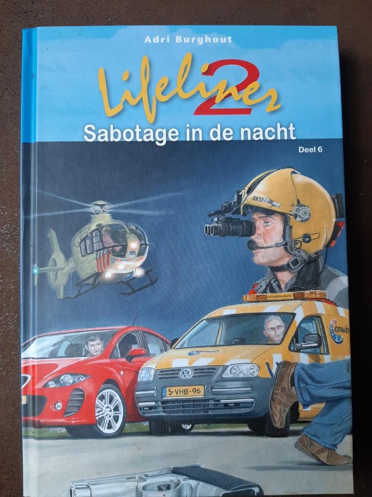 Lifeliner 2: Sabotage in de nacht - Adri Burghout, Boeken, Ophalen of Verzenden, Nieuw, Adri Burghout, Fictie algemeen