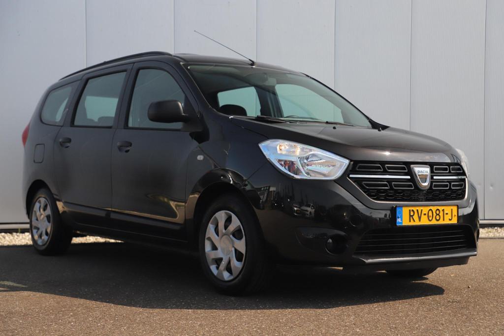 Dacia Lodgy 1.2 TCe Ambiance 7p. Airco Radio Bluetooth Elekt, Auto's, Voorwielaandrijving, Elektrische ramen, Stof, Gebruikt
