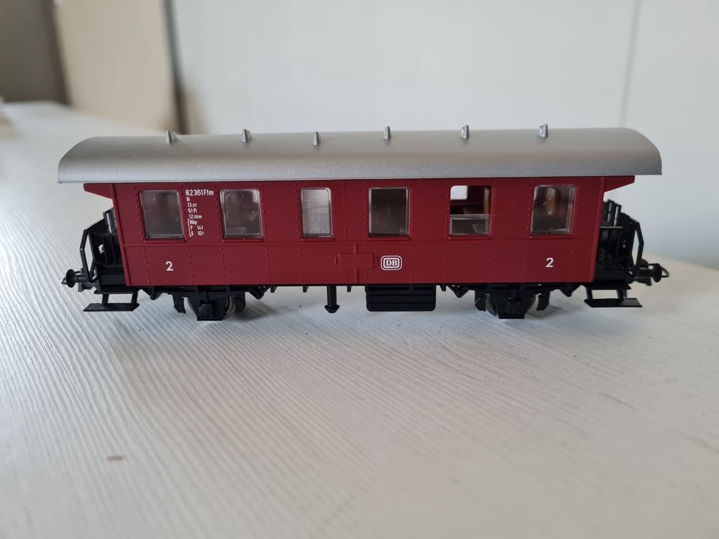 2 Mooie Roco H0 DB rijtuigen 54225, Gelijkstroom, Wagon, Ophalen of Verzenden, Zo goed als nieuw