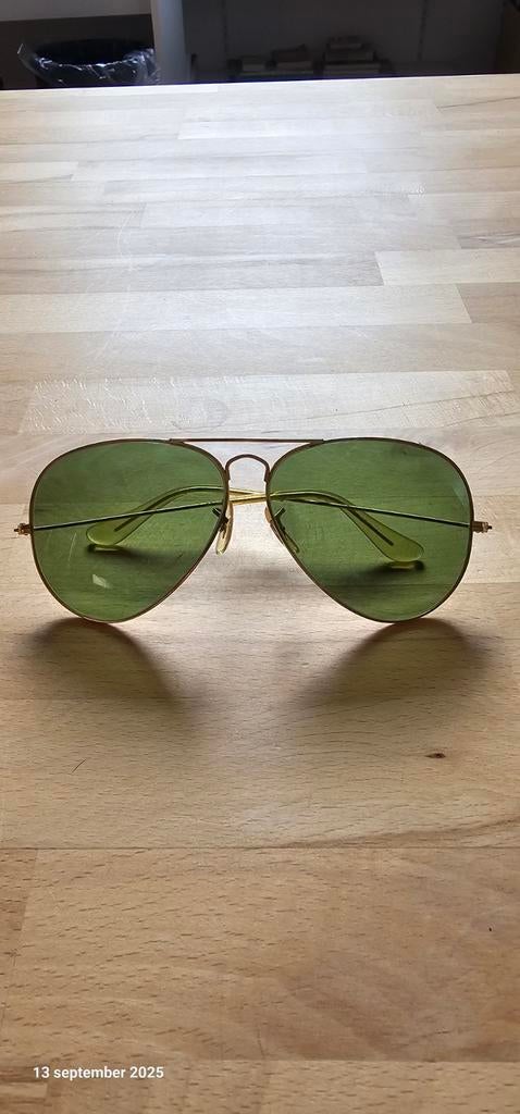 Originele vintage Ray-Ban Bausch&Lomb zonnebril, Ophalen of Verzenden, Gebruikt, Bruin, Ray-Ban