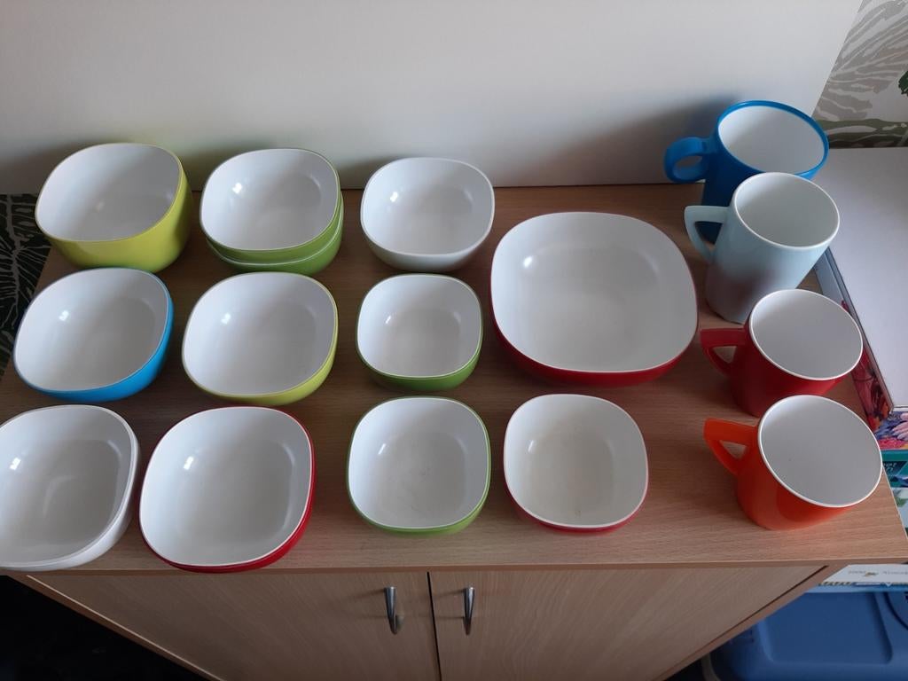 Mepal-rosti kampeerservies mepal vanaf prijs, Ophalen of Verzenden, Zo goed als nieuw