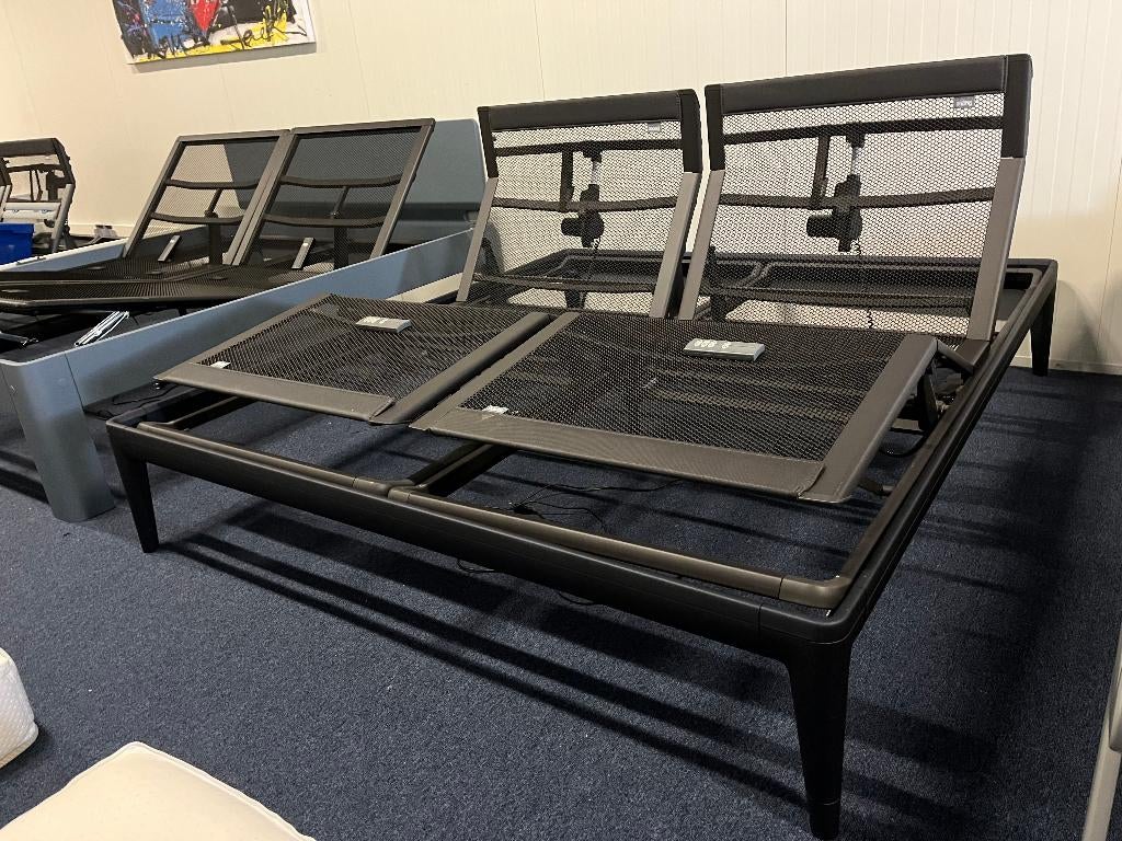 Elektrische Auping Essential (180x200cm)., Ophalen, Verstelbaar, Blauw, Auping Essential