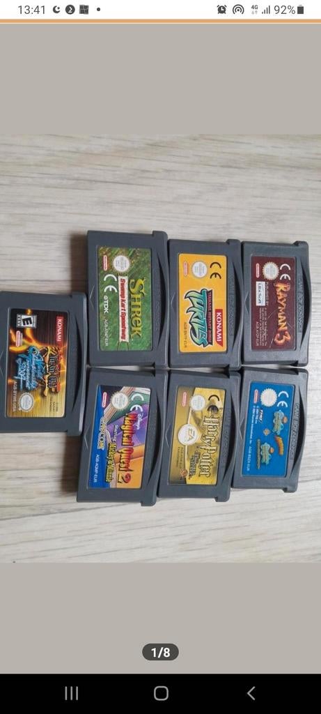 Game Boy Advance Spellen - Diverse Titels, Spelcomputers en Games, Games | Nintendo Game Boy, Gebruikt, Overige genres, 1 speler