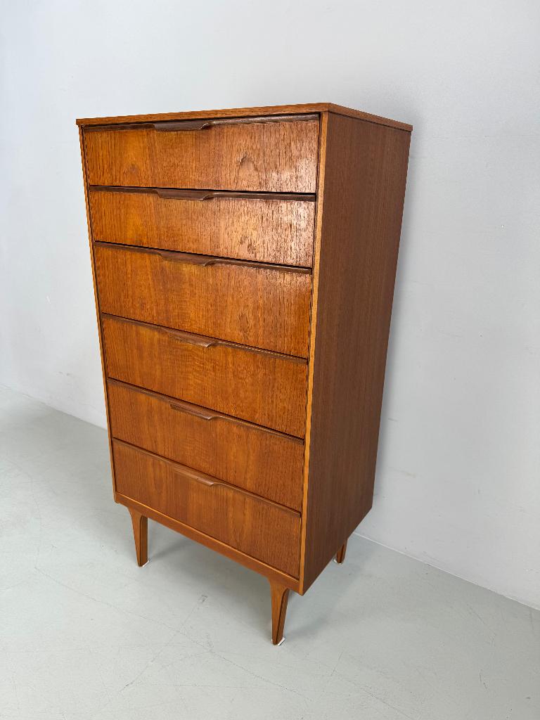 Vintage ladekast Austinsuite, Verzenden, 50 tot 100 cm, Zo goed als nieuw, 3 of 4 laden