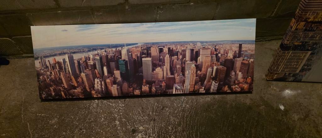 Muurdecoratie New York City Canvas Set, Huis en Inrichting, Woonaccessoires | Wanddecoraties, Ophalen of Verzenden, Gebruikt