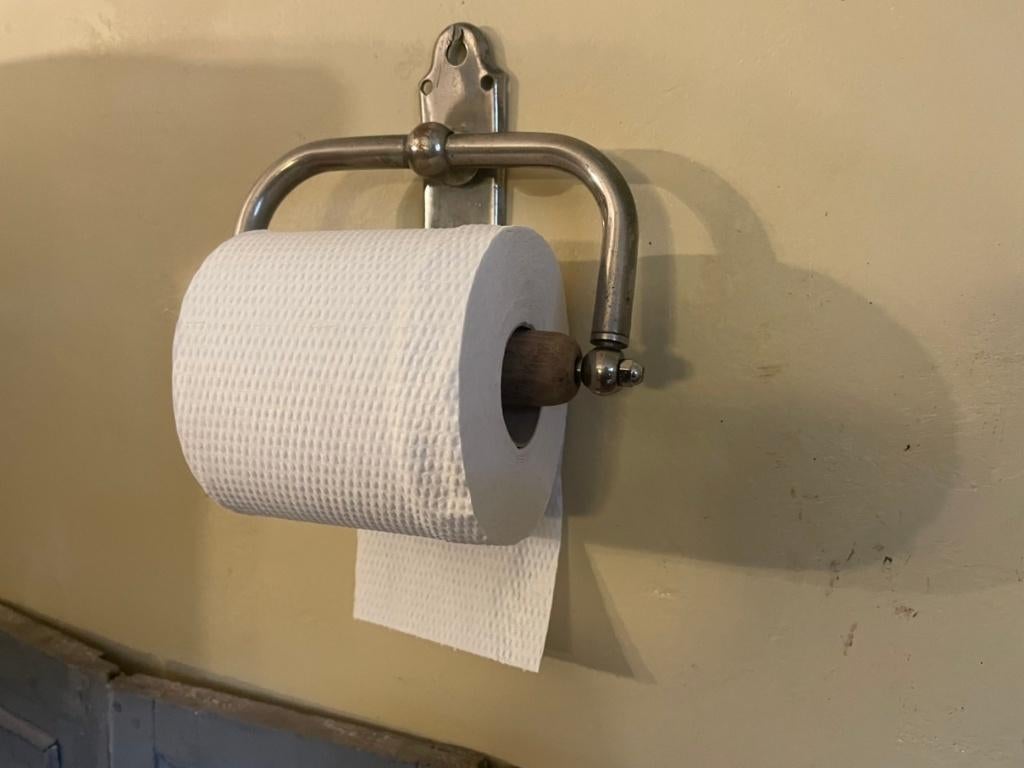 Toiletrol Houder Frans Antiek WC Papierhouder, Antiek en Kunst, Ophalen of Verzenden