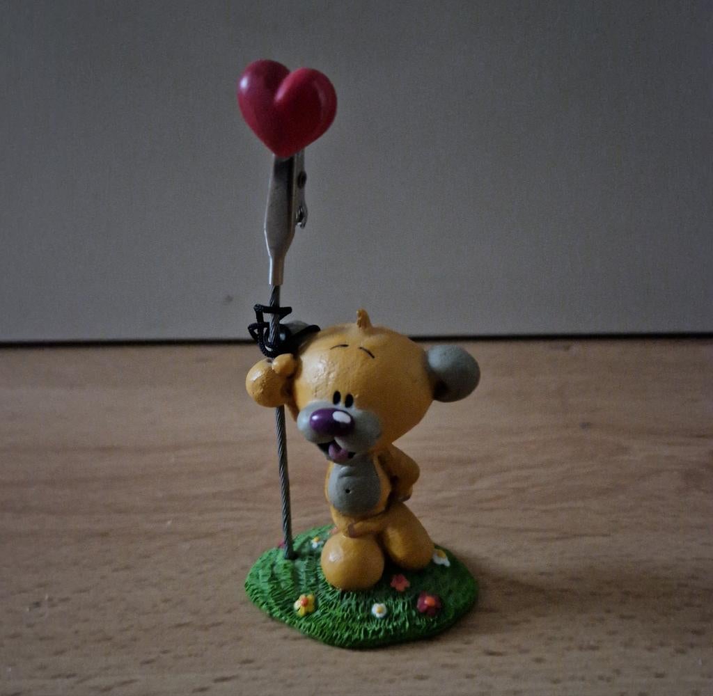 Diddl pimboli foto beer fotohouder teddybeer animatie, Ophalen of Verzenden, Zo goed als nieuw, Knuffel