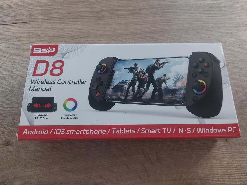 Nieuwe D8 Wireless Controller - Smartphone/Tablet/PC/Switch, Ophalen of Verzenden, Nieuw