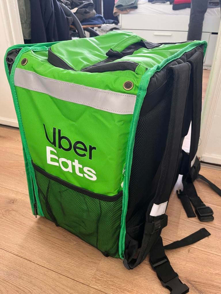 Nieuw: Uber Eats bezorgrugzak, 25 tot 40 cm, Zo goed als nieuw, Waterdicht, Ophalen