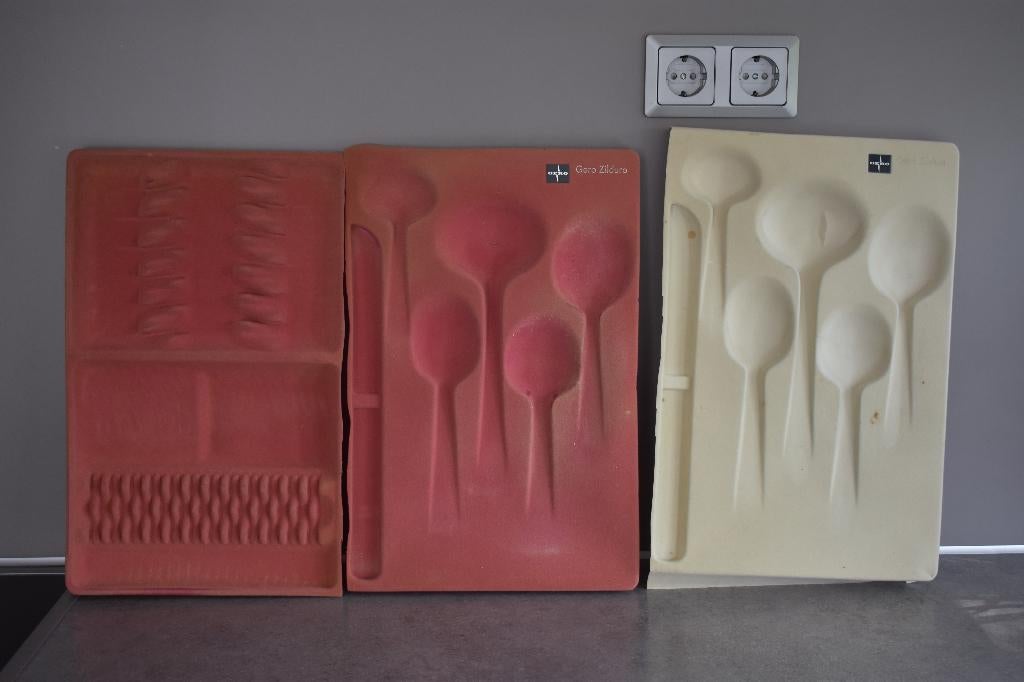 Bestekhouder bestek cassette delen Gero Zilduro en Zilvium, Ophalen of Verzenden, Gebruikt, Overige materialen