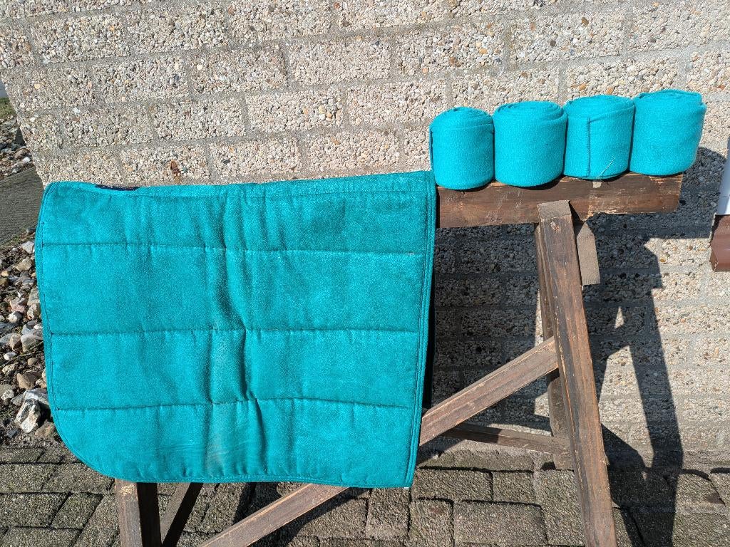 Te Koop: PK Pad + Bandages, Dieren en Toebehoren, Paarden en Pony's | Dekens en Dekjes, Ophalen of Verzenden, Zo goed als nieuw