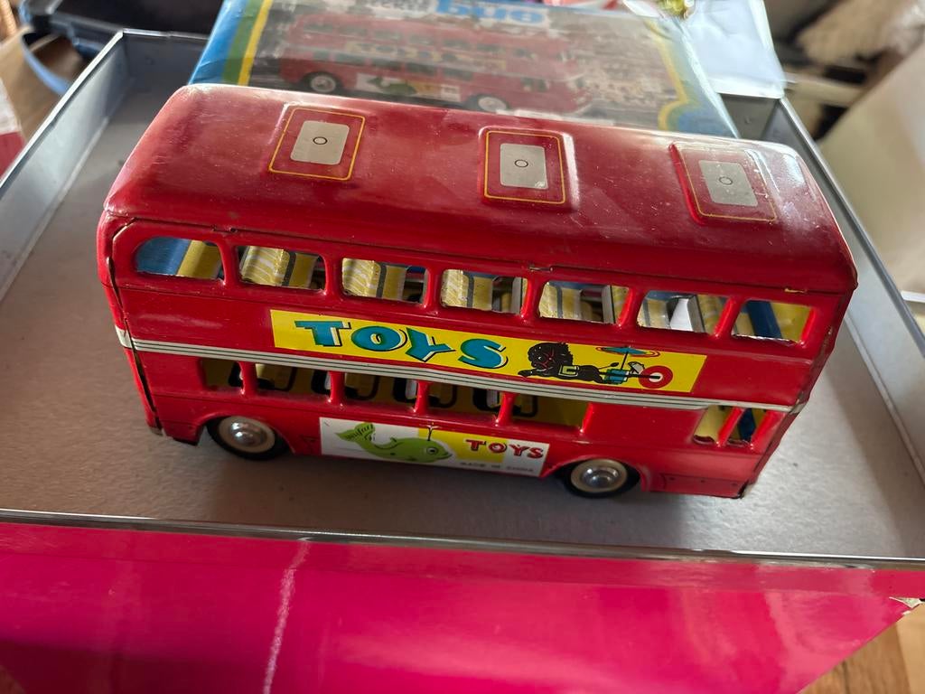 Vintage Blikken Speelgoed Bus - Zo Goed Als Nieuw, Ophalen, Zo goed als nieuw