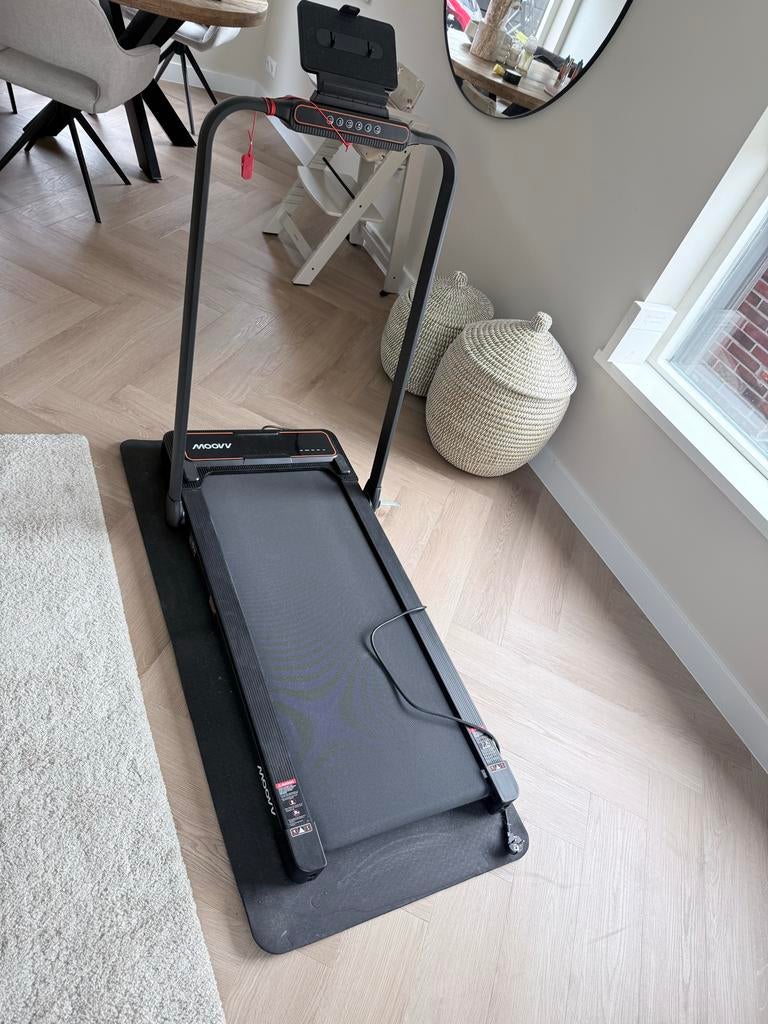 Moovv SmartStep Pro v3 Inklapbare Loopband met Helling, Ophalen, Zo goed als nieuw, Metaal, Loopband