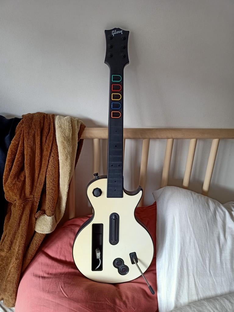 Wii Guitar Hero + Guitar Hero Legends of Rock, Ophalen of Verzenden, Zo goed als nieuw, Zonder controller