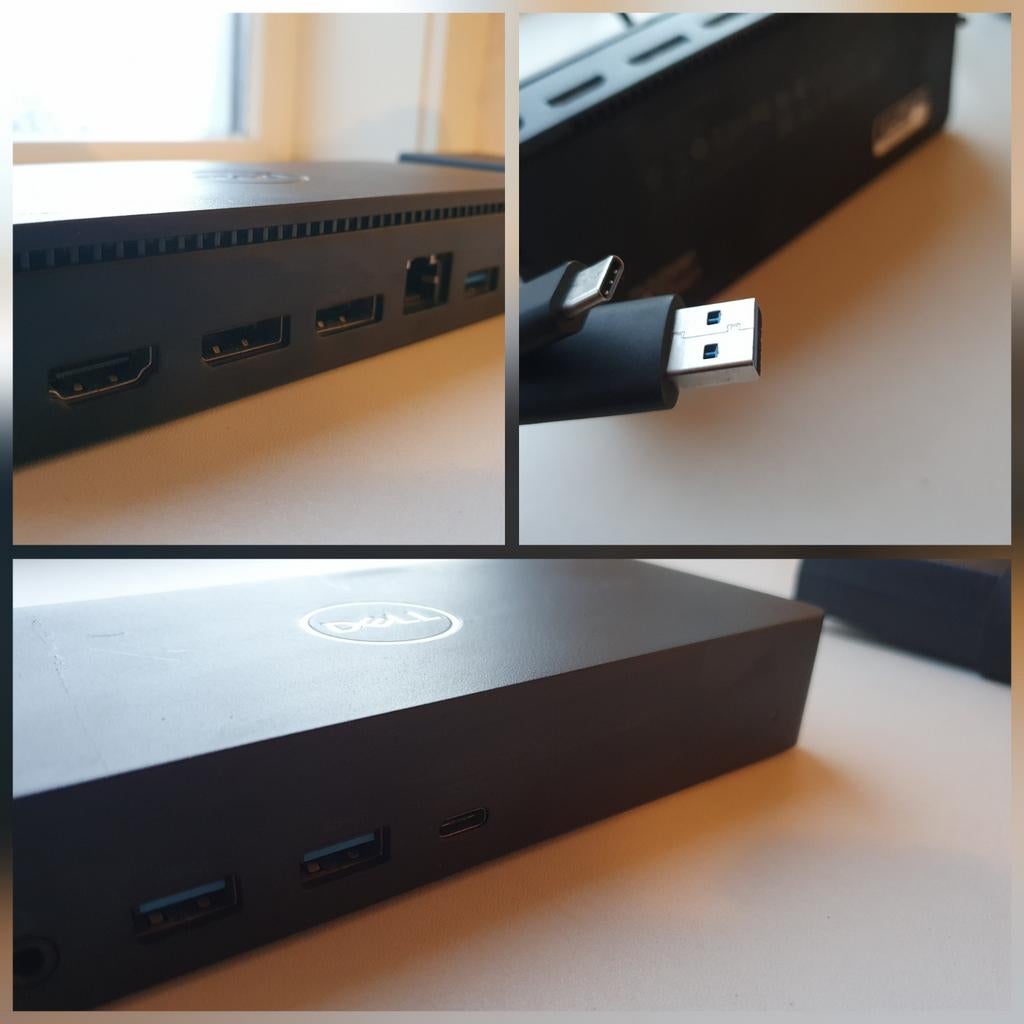 Universeel dockingstation Dell D6000 + usb C - mac & windows, Computers en Software, Dockingstations, Ophalen of Verzenden, Zo goed als nieuw