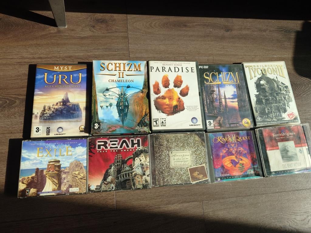 Verschillende PC titels (vooral adventures), Spelcomputers en Games, Games | Pc, 1 speler, Ophalen of Verzenden, Vanaf 3 jaar