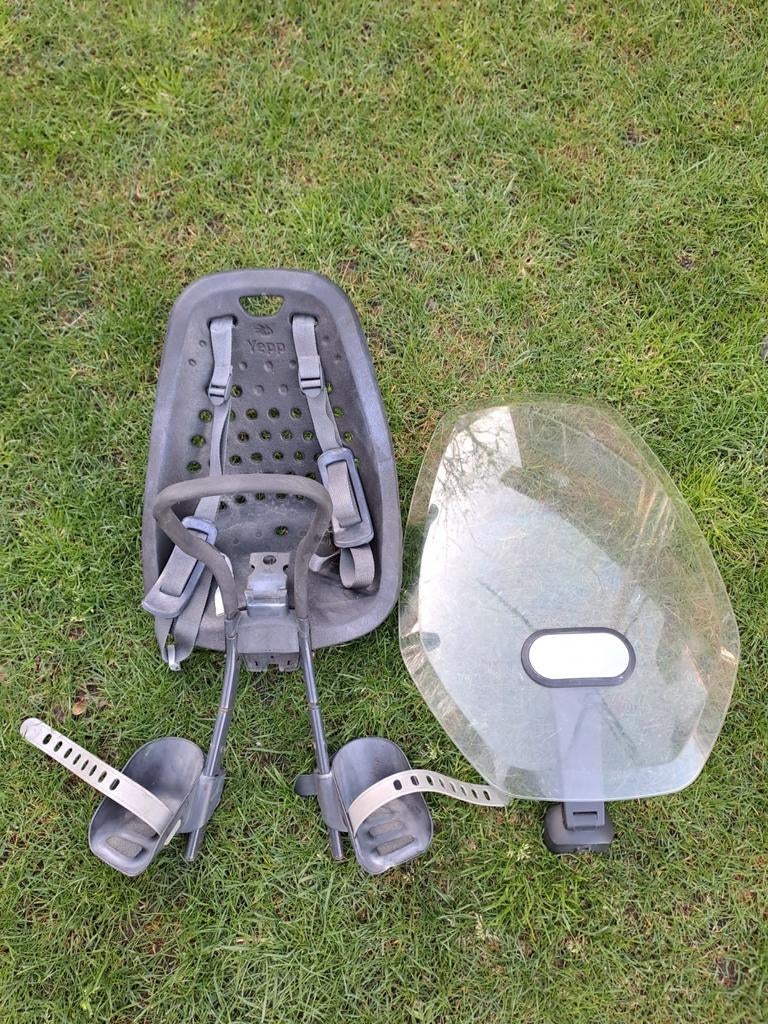 Yepp voorzitje fiets met windscherm - gebruikt, Ophalen