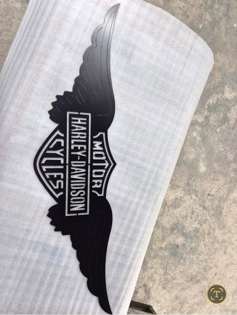 Harley Davidson muurdecoratie 1 meter breed, Ophalen of Verzenden