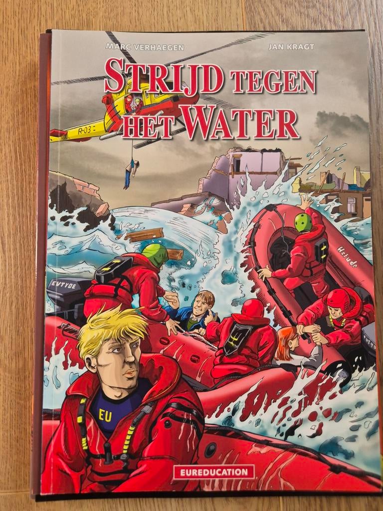 Strijd Tegen Het Water - Stripboek Marc Verhaegen, Eén stripboek, Ophalen of Verzenden, Zo goed als nieuw, Marc Verhaegen, Jan Kragt